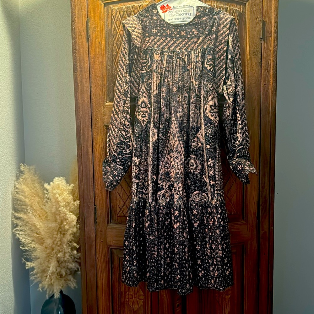 Super fine baby corduroy Ulla Johnson dress with pockets.